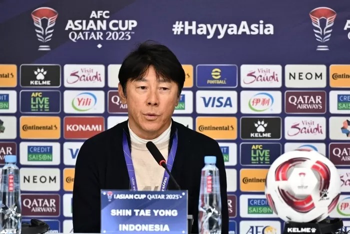 DUEL SERU: Shin Tae-yong akan berupaya maksimal dalam laga Indonesia menghadapi Jepang pada Rabu 24 Januari 2024 pada pukul 18.30 WIB.