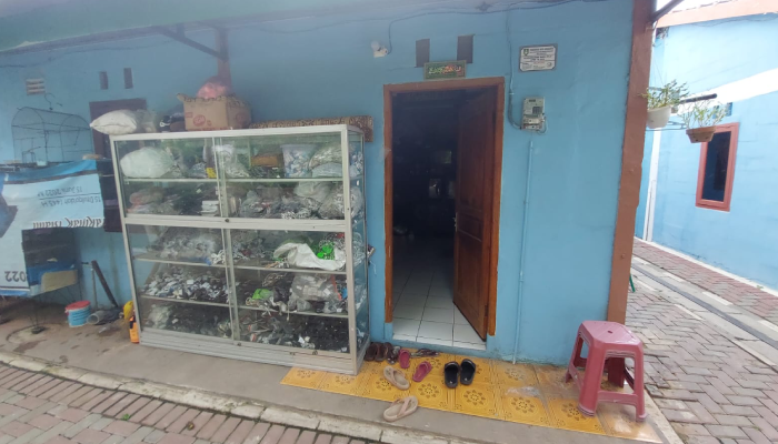 Rumah terduga teroris yang ditangkap Densus 88 Antiteror di Kampung/Kelurahan Mojo, Kecamatan Pasar Kliwon.