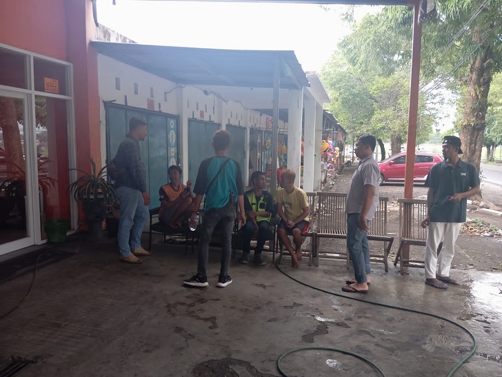 Lokasi korban diturunkan di Jalan By Pass Kaliwungu 2/3, Desa Ngresep, Kecamatan Ngemplak, Kabupaten Boyolali.