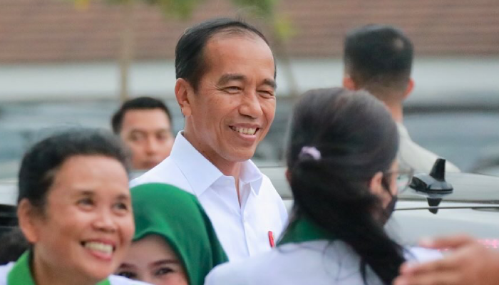 Presiden Jokowi saat kunjungan kerja di Klaten, Rabu (31/1).