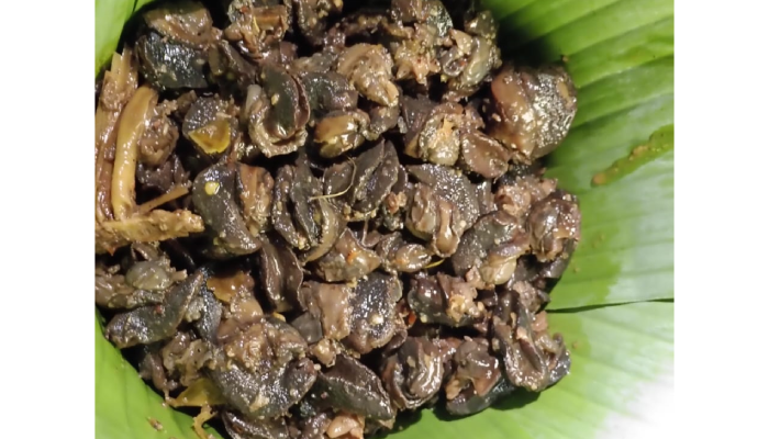 Rica-rica bekicot yang banyak dijumpai di Kabupaten Sragen.