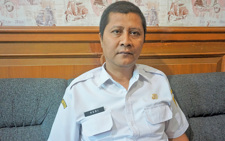 Heribertus Suharta selaku Kabid PAD BPKPAD Klaten