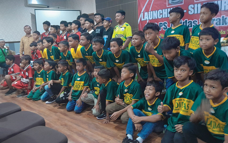 KOMPAK : Launching SSB PS Adidas, belum lama ini.