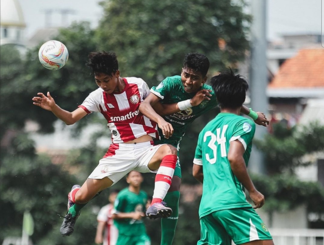 Laga Persis Solo U-16 melawan Persebaya Surabaya U-16 di Lapangan Thor, 28 Februari, dalam laga 8 besar elite pro academy (EPA). Persis dan persebaya lolos ke semifinal
