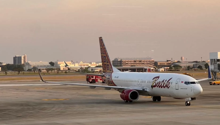 Ilustrasi pesawat Batik Air.