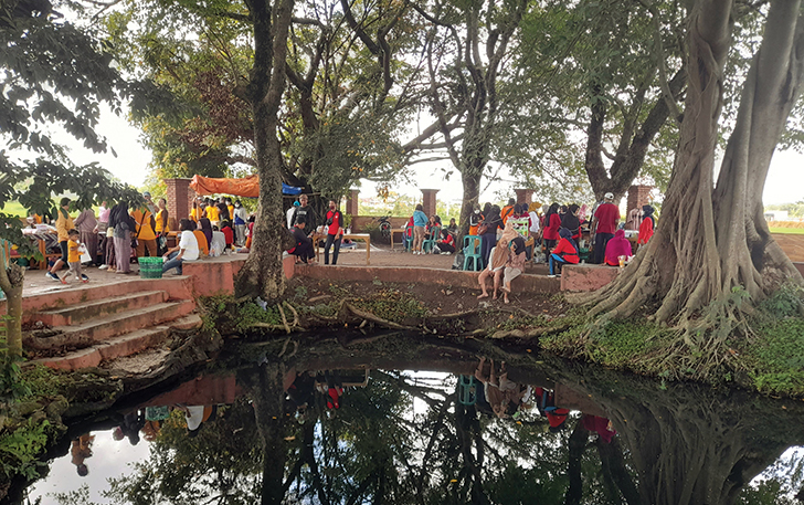 OBJEK WISATA: Penampakan Sendang Beji di Dusun Beji, Desa Kemiri, Kecamatan Kebakramat, Karanganyar.