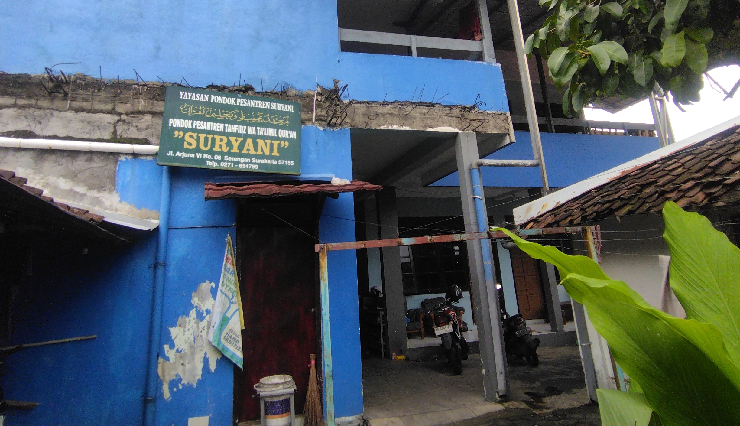 Suasana asrama Ponpes Suryani di Serengan, Solo, Senin (11/3/2024). (Rida Nur Famila/Radar Solo)
