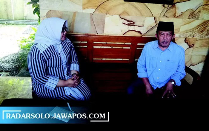 Bupati Sragen Kusdinar Untung Yuni Sukowati dan mantan BupatI Sragen Agus Fatchurrahman