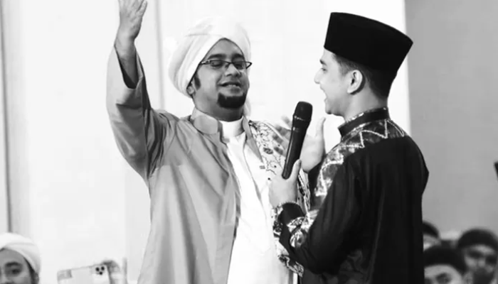 Syakir Daulay bersama Habib Hasan bin Ja