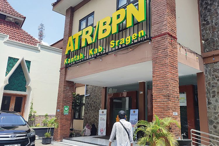 Kantor Badan Pertanahan Nasional (BPN) Sragen. (Ahmad Khairudin/Radar Solo)