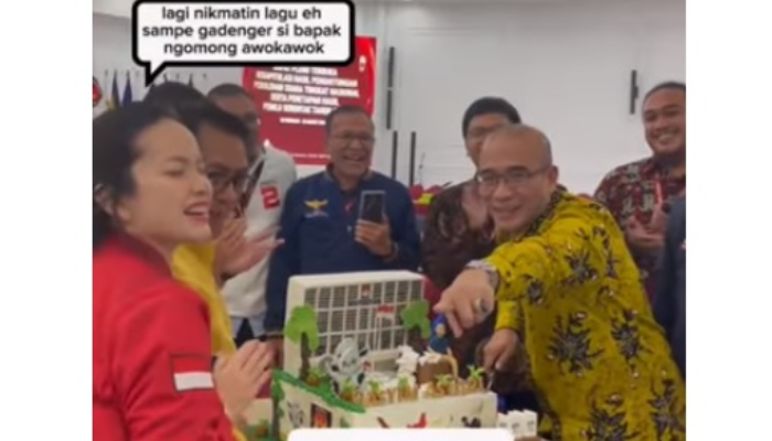 Potongan video Ketua KPU Hasyim Asy