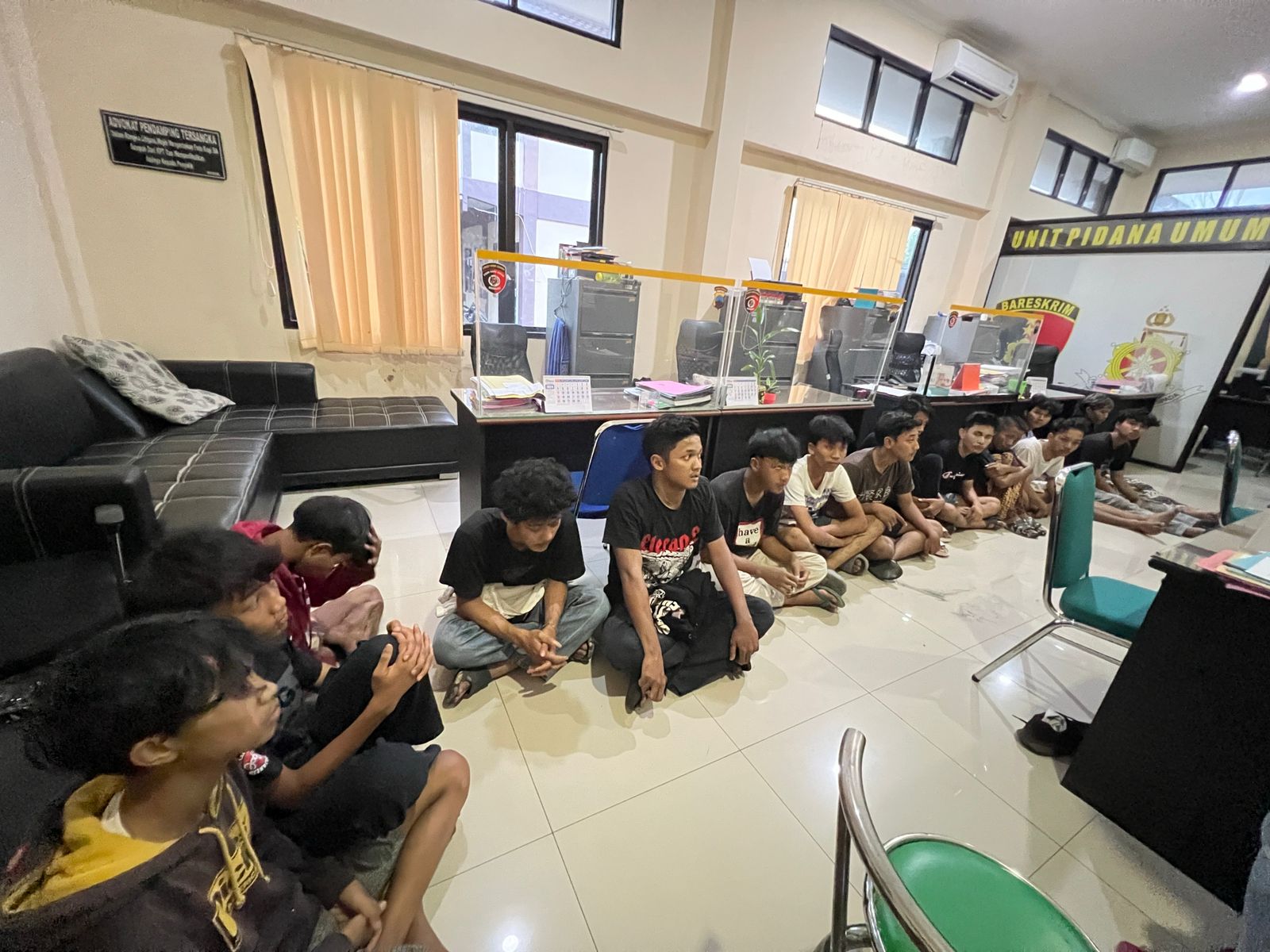 Polres Boyolali amankan sejumlah pelaku kejahatan. Termasuk yang melakukan pembacokan.
