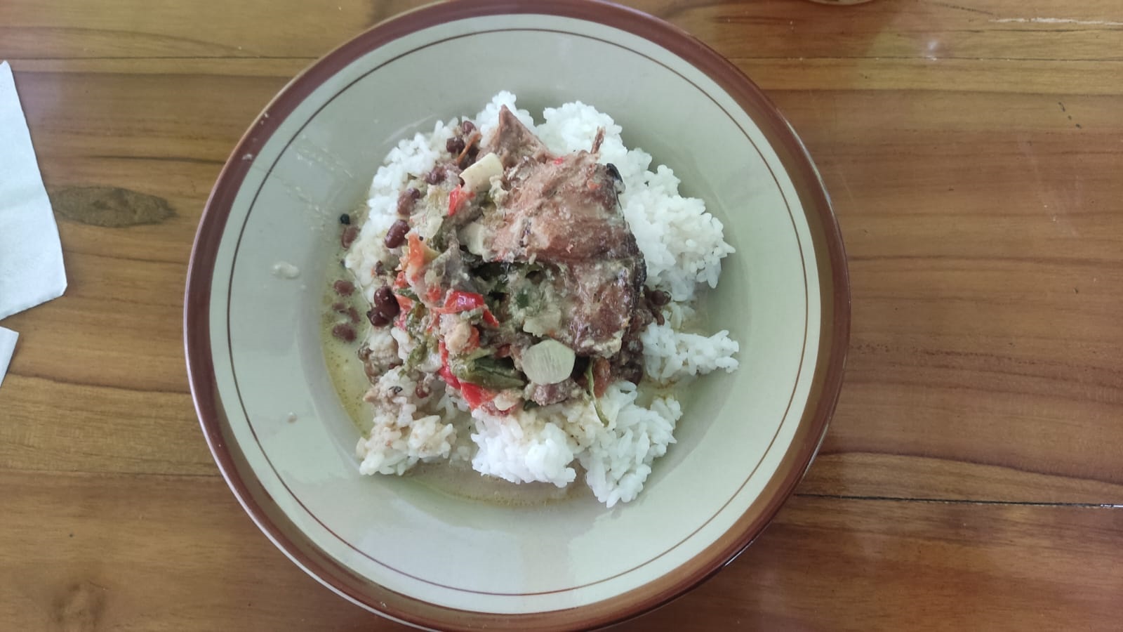 Mangut di Warung Lombok Ijo di Kelurahan Wuryorejo, Kecamatan Wonogiri Kota.