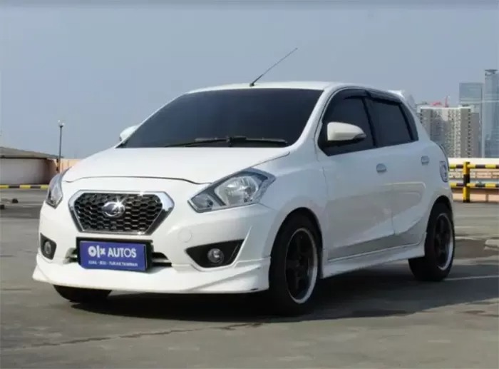 BISA JADI PILIHAN: Harga second Mobil Datsun Go sudah murah banget, pas buat mudik.