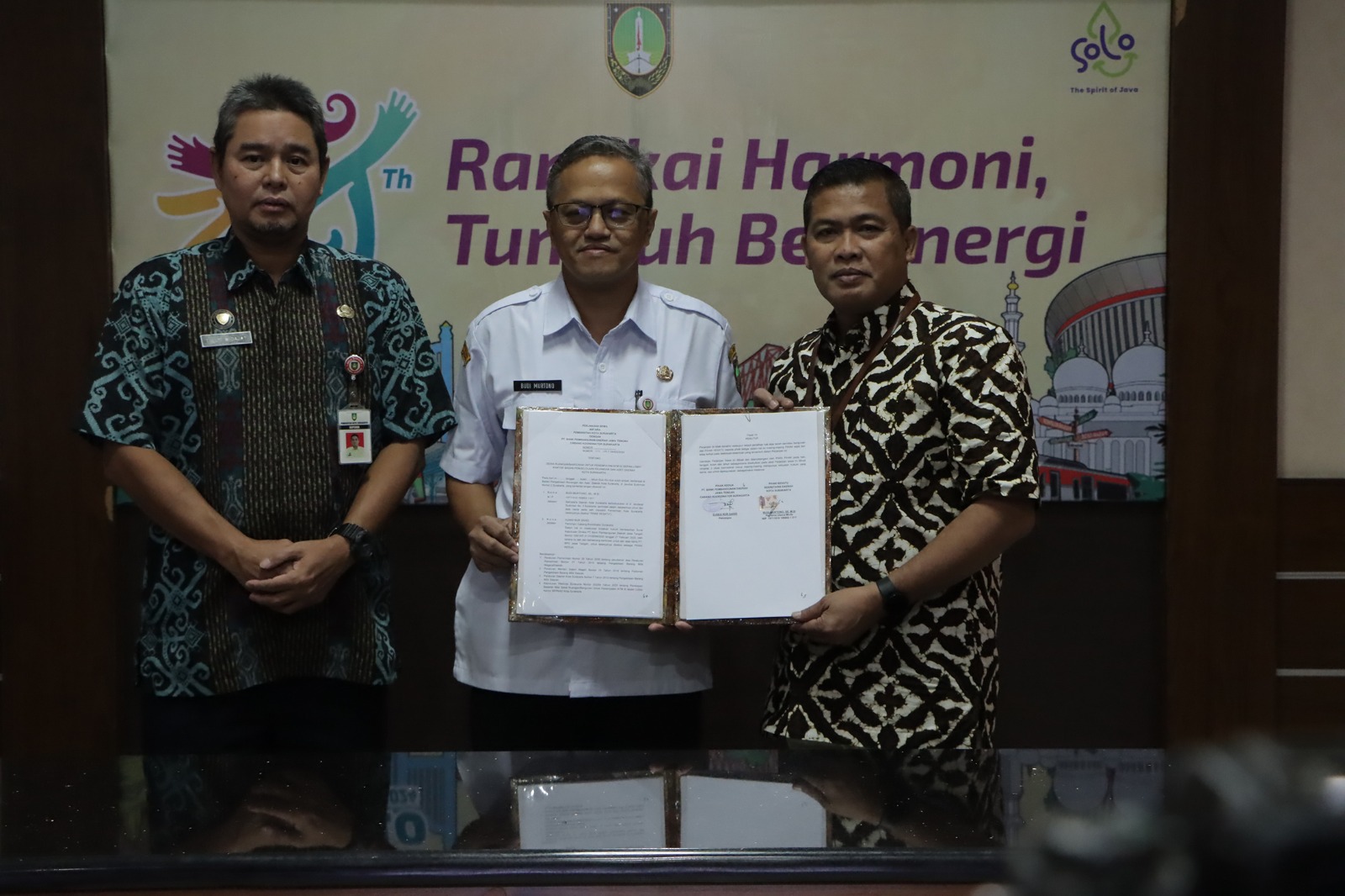 Perpanjangan kerja sama dengan pihak Bank Jateng.