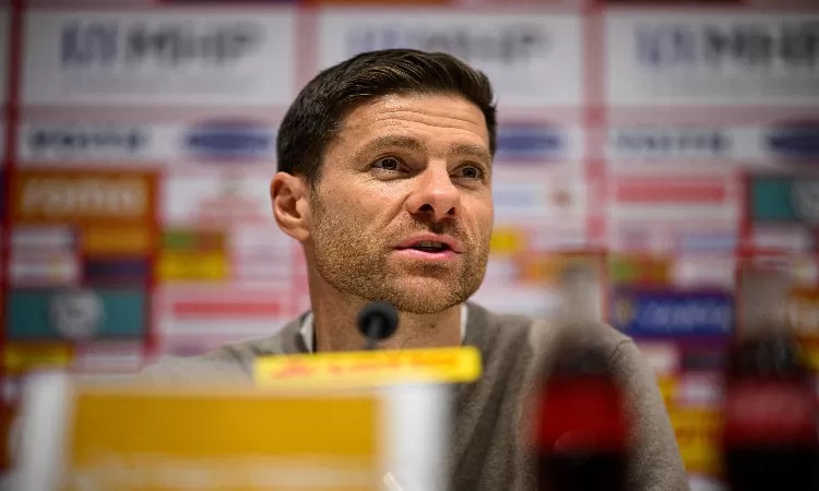 Pelatih Bayer Leverkusen Xabi Alonso.