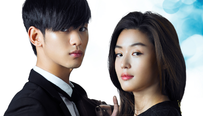 Kim Soo Hyun dan Yun Ji Hyun dalam drama My Love from The Star.