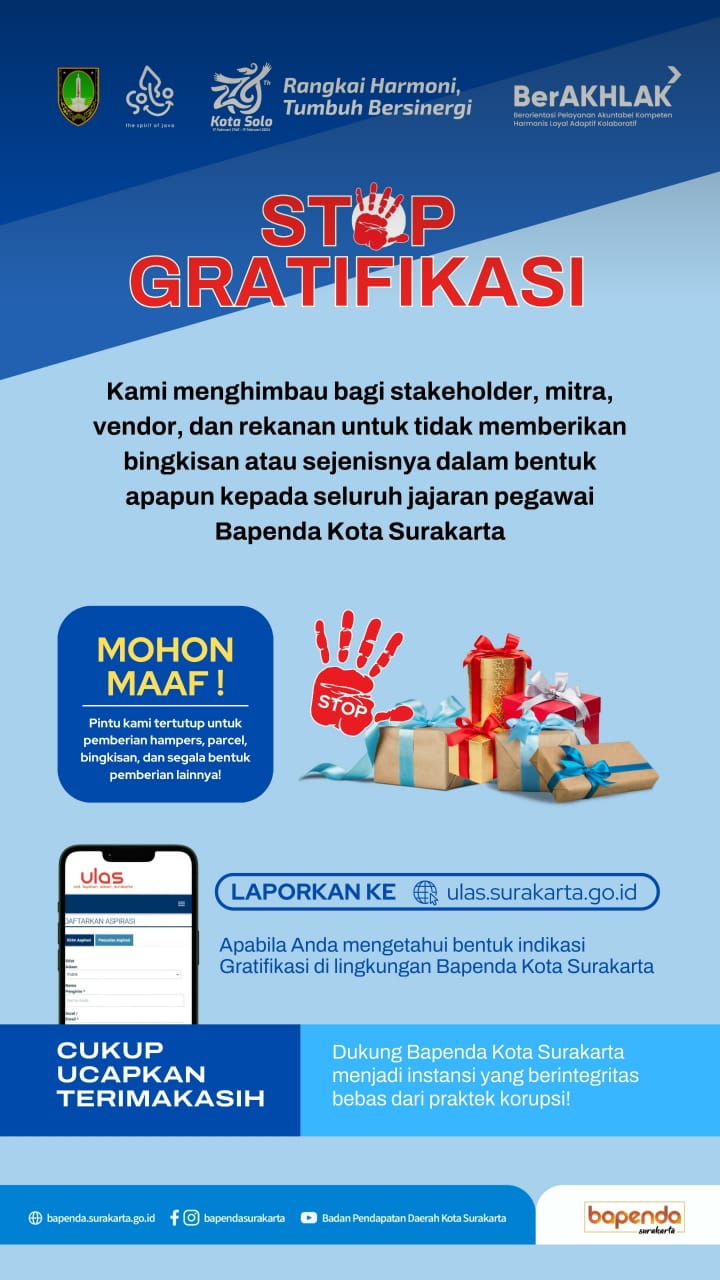 e-flayer ikomitmen tidak menerima gratifikasi bagi ASN pemkot