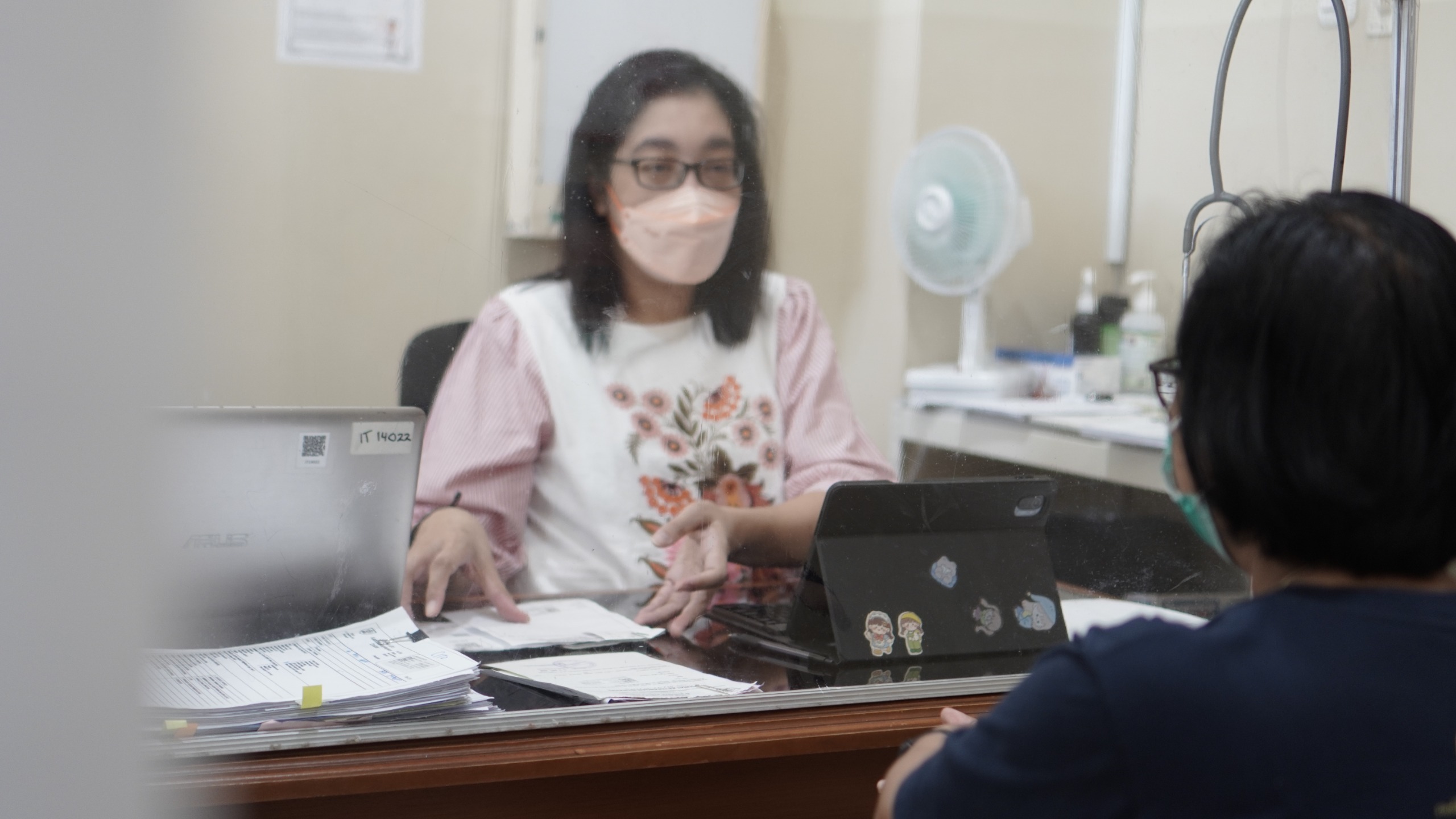 Pasien thalasemia mendapatkan pelayanan di Poli Spesialis Penyakit Dalam RSUD dr. Soediran Mangun Sumarso Kabupaten Wonogiri.