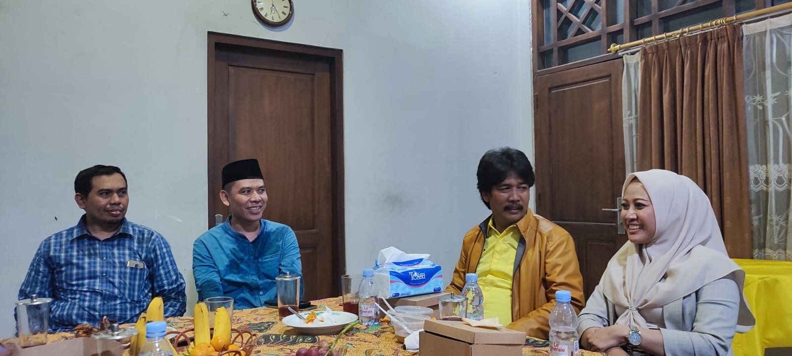 Pertemuan ketua partai di Sragen dalam sebuah acara buka bersama, Rabu sore (3/4/2024).&nbsp;