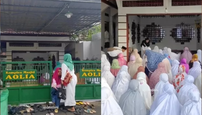 Jamaah Aolia Gunungkidul yang sudah gelar sholat Idul Fitri pada Jumat (5/4) ini.