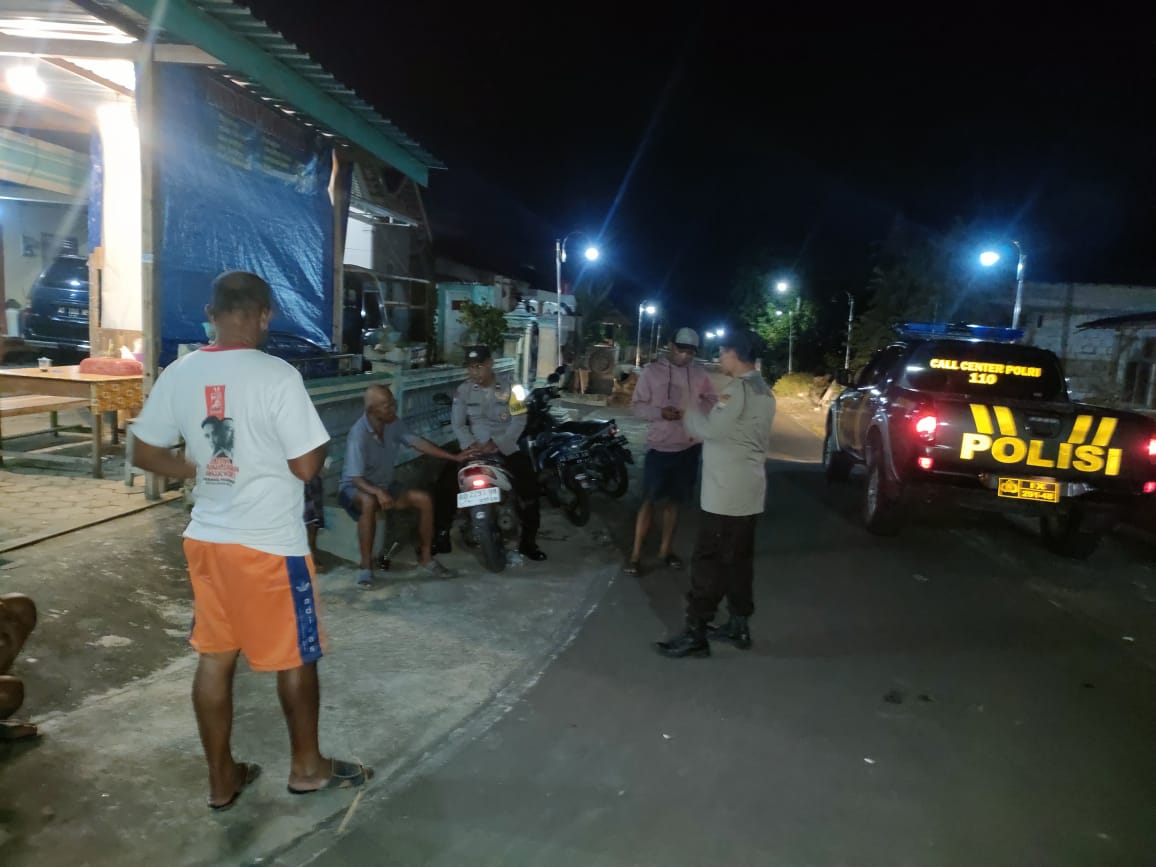 Jaga kamtibmas yang kondusif, Polres Sukoharjo bersama Polda Jateng, menggelar patroli di pemukiman warga.