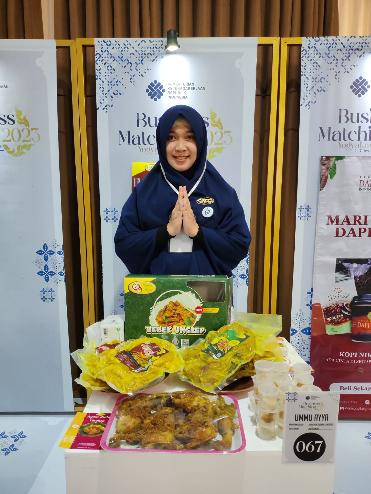 UMKM binaan BRI bernama Ummu Ayya yang memulai usahanya lewat KUR BRI.