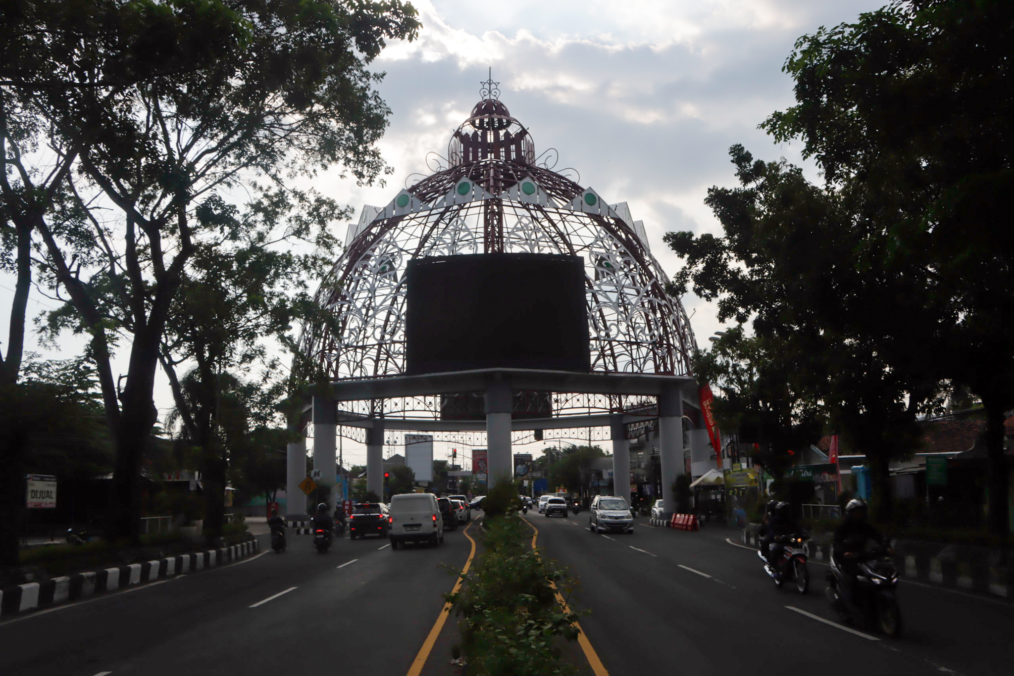 Jalanan di Kota Solo terlihat lebih lancar di momen lebaran ini.