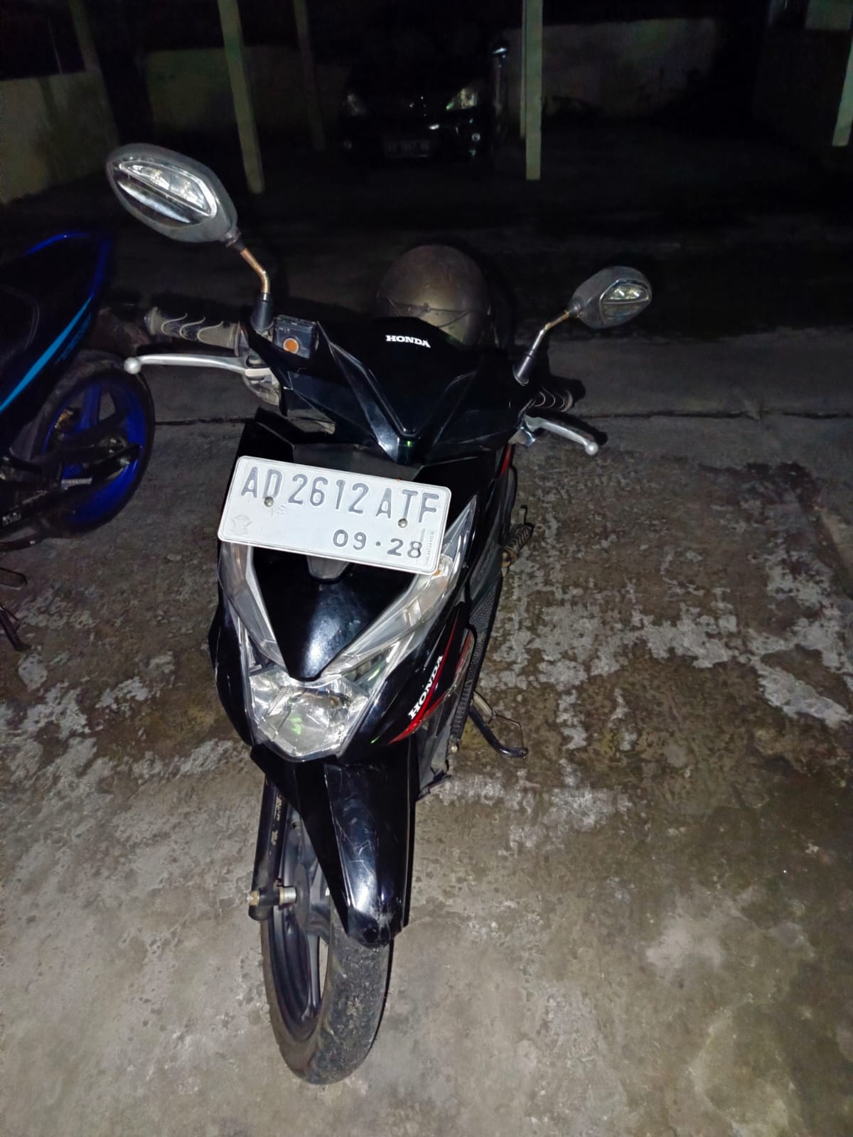 Sepeda motor Honda Beat milik korban yang diduga dijual oleh pelaku