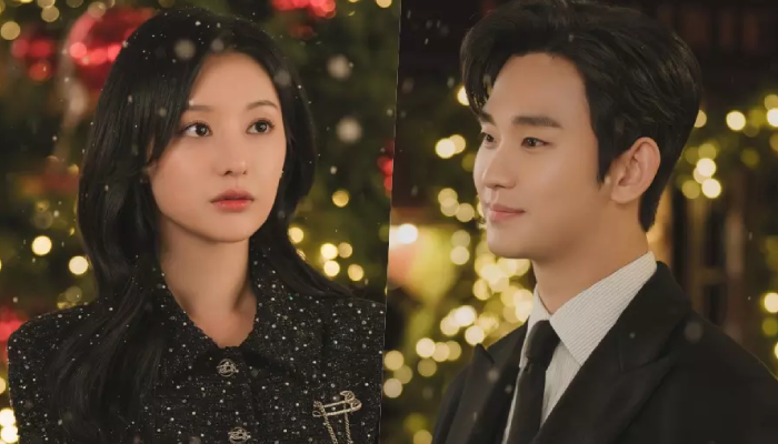 Kim Ji Won dan Kim Soo Hyun dalam potongan gampar episode terbaru drama Queen of Tears.