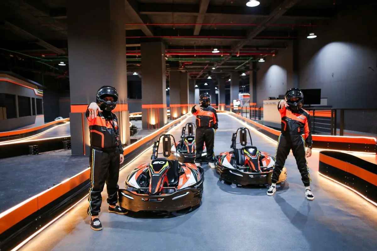 Barcode Gokart yang hadir di Kelapa Gading, Jakarta Utara.