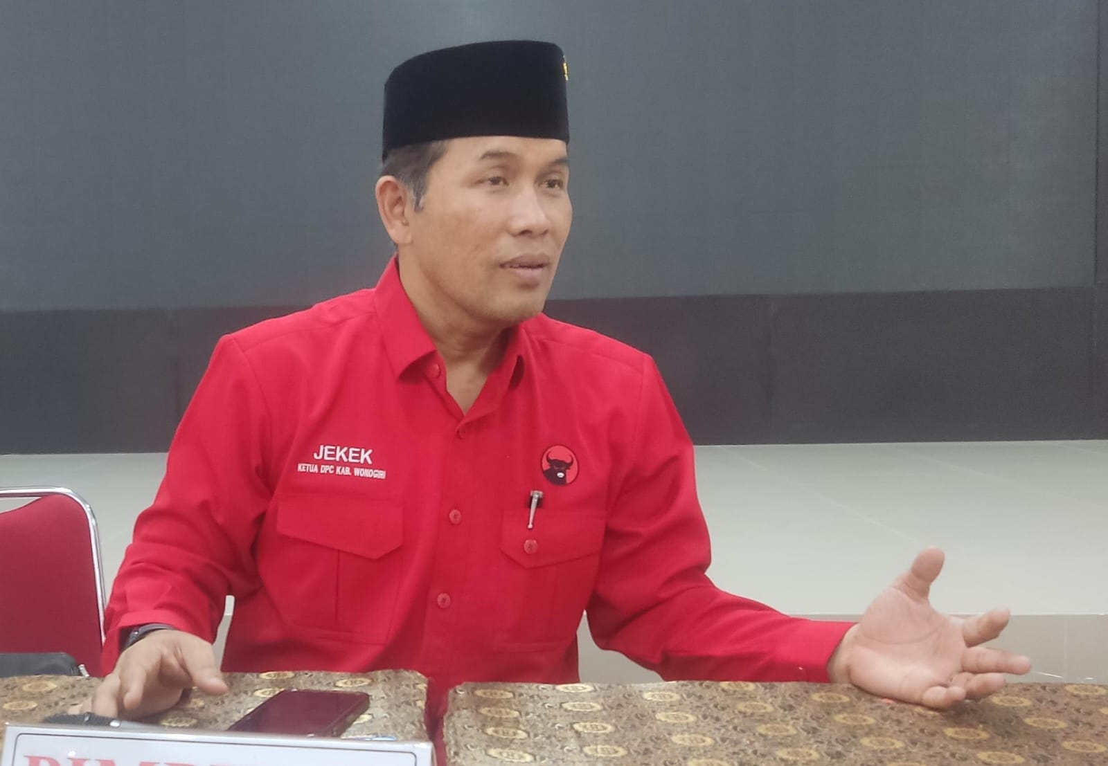 Ketua DPC PDI Perjuangan Wonogiri Joko Sutopo.