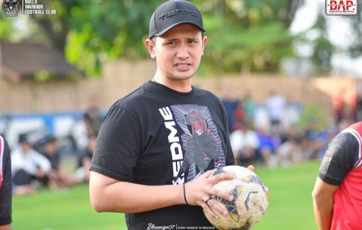 Anggota DPRD Karanganyar dari PDIP Bobby Aditia Putra dicalonkan sebagai ketua Askab PSSI Karanganyar. (Dokumentasi Pribadi)