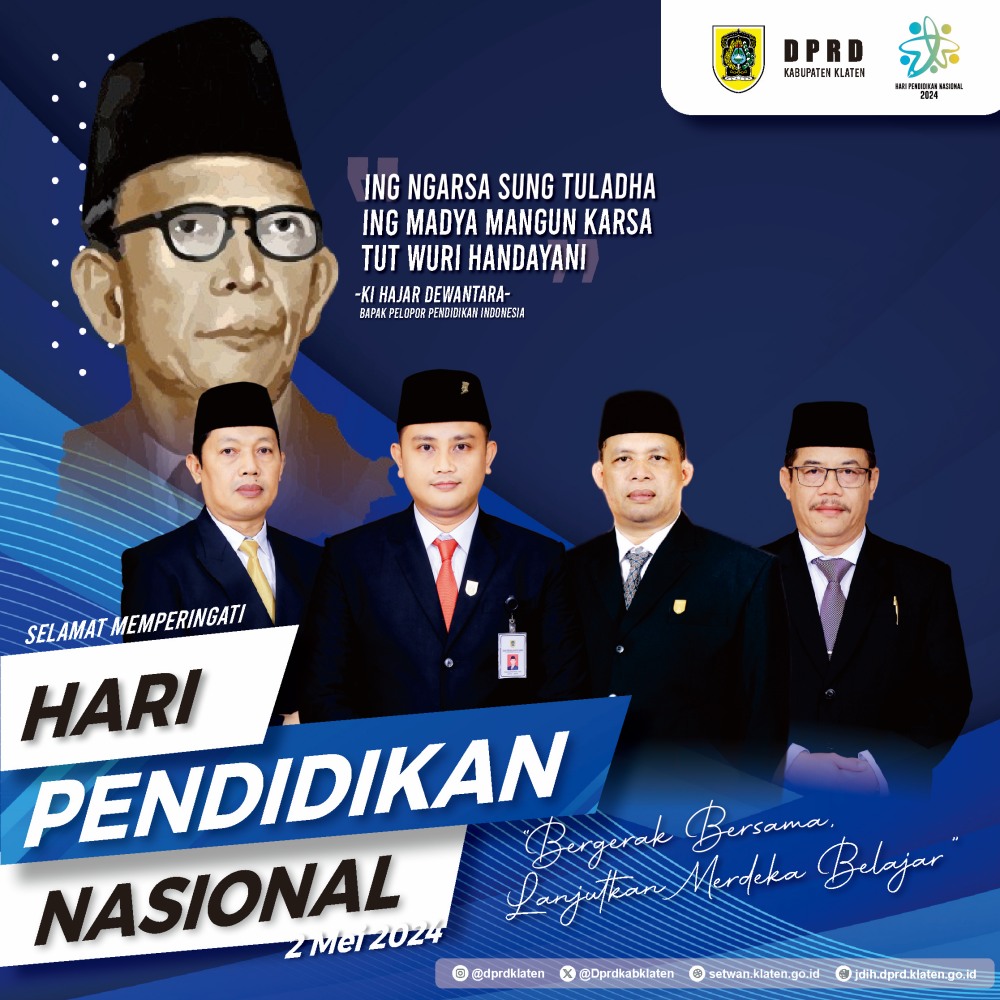 Ucapan Perayaan Hari Pendidikan Nasional dari DPRD Klaten