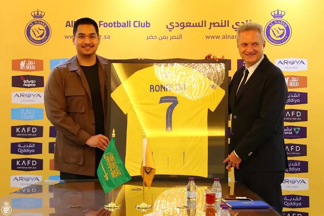 Menpora bertemu dengan Bos Al Nassr di Arab Saudi.