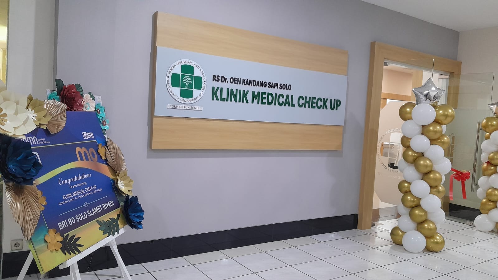 Launching Klinik Medical Check Up RS Dr Oen Kandang Sapi Solo, Sabtu (4/5).