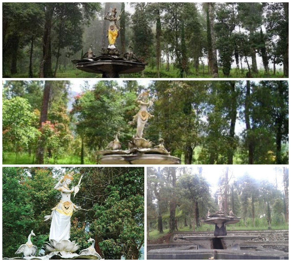 Kolase foto Taman Puri Saraswati