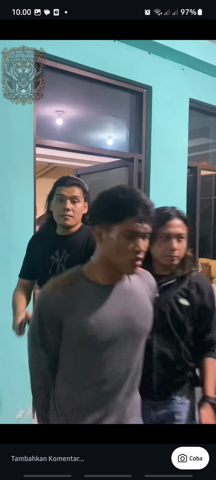 IRW, 27, warga Dusun Sambirobyong, Desa Ngargosari, Kecamatan Sumberlawang, Kabupaten Sragen pelaku pembunuhan atlet sekaligus pengusaha tembaga di Boyolali.
