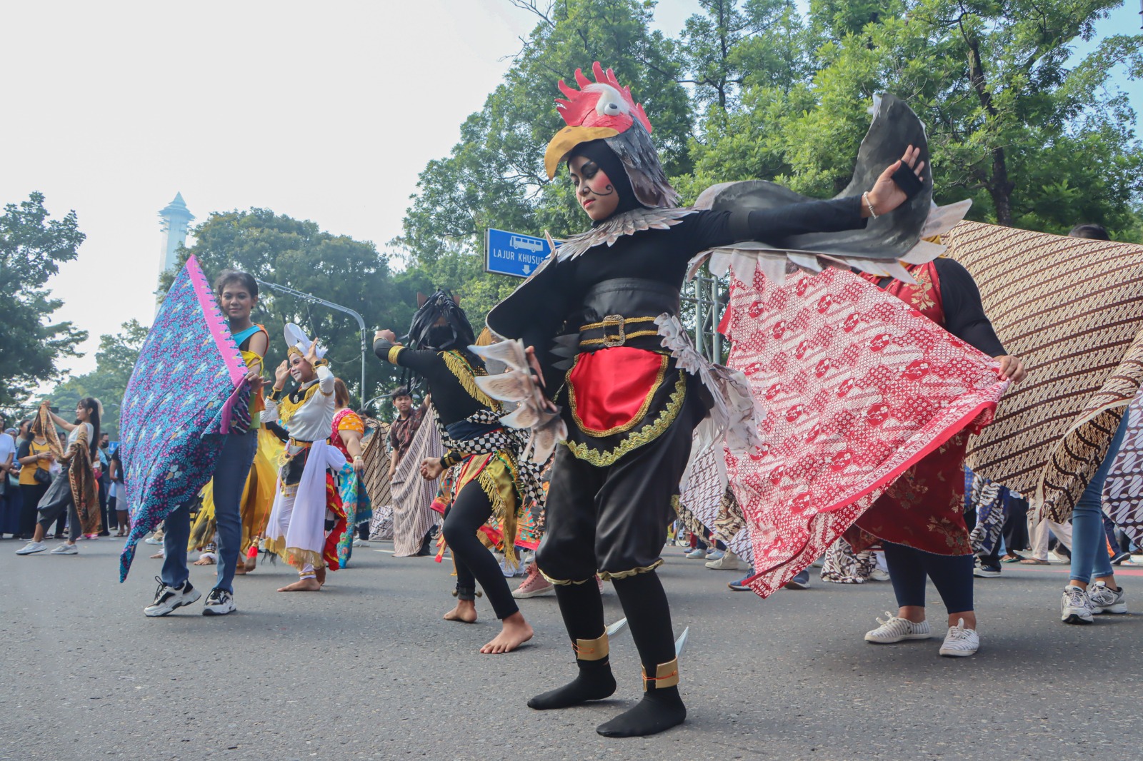 Event Solo Menari yang digelar di Jalan Slamet Riyad, beberapa tahun lalu.