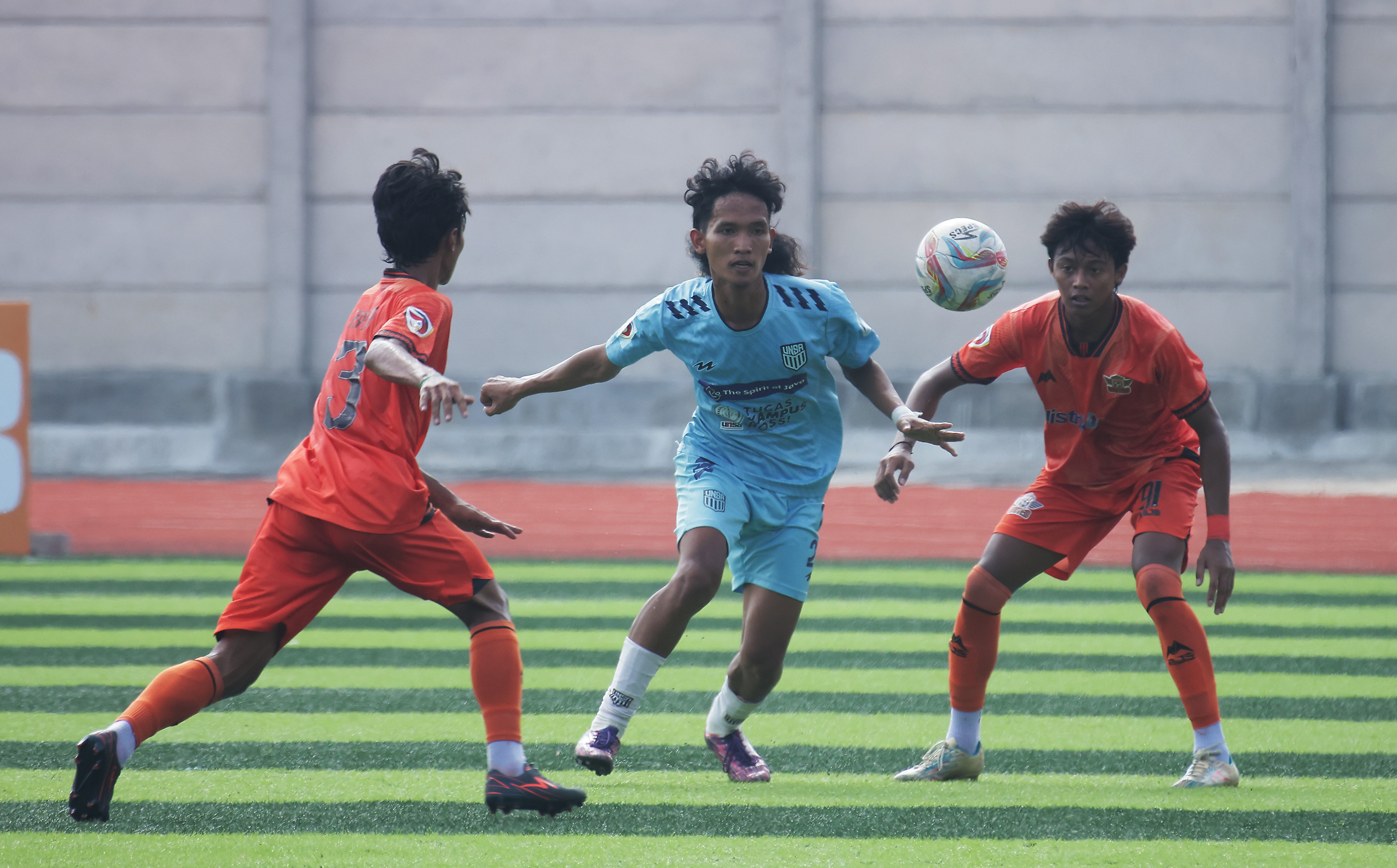 Pertandingan Unsa FC melawan PSDB Demak di di Stadion Sultan Fatah Demak, Rabu (8/5/2024).