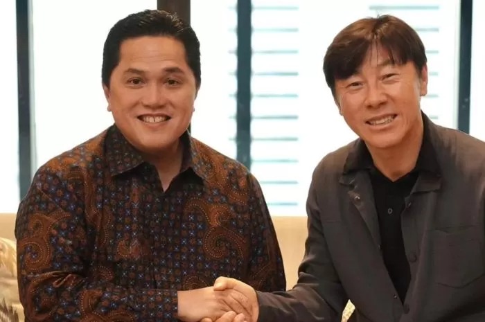 HANYA SAMPAI 2027: Kontrak Shin Tae-yong hanya sampai 2027 karena pertimbangan dari Ketua Umum PSSI, Erick Thohir.