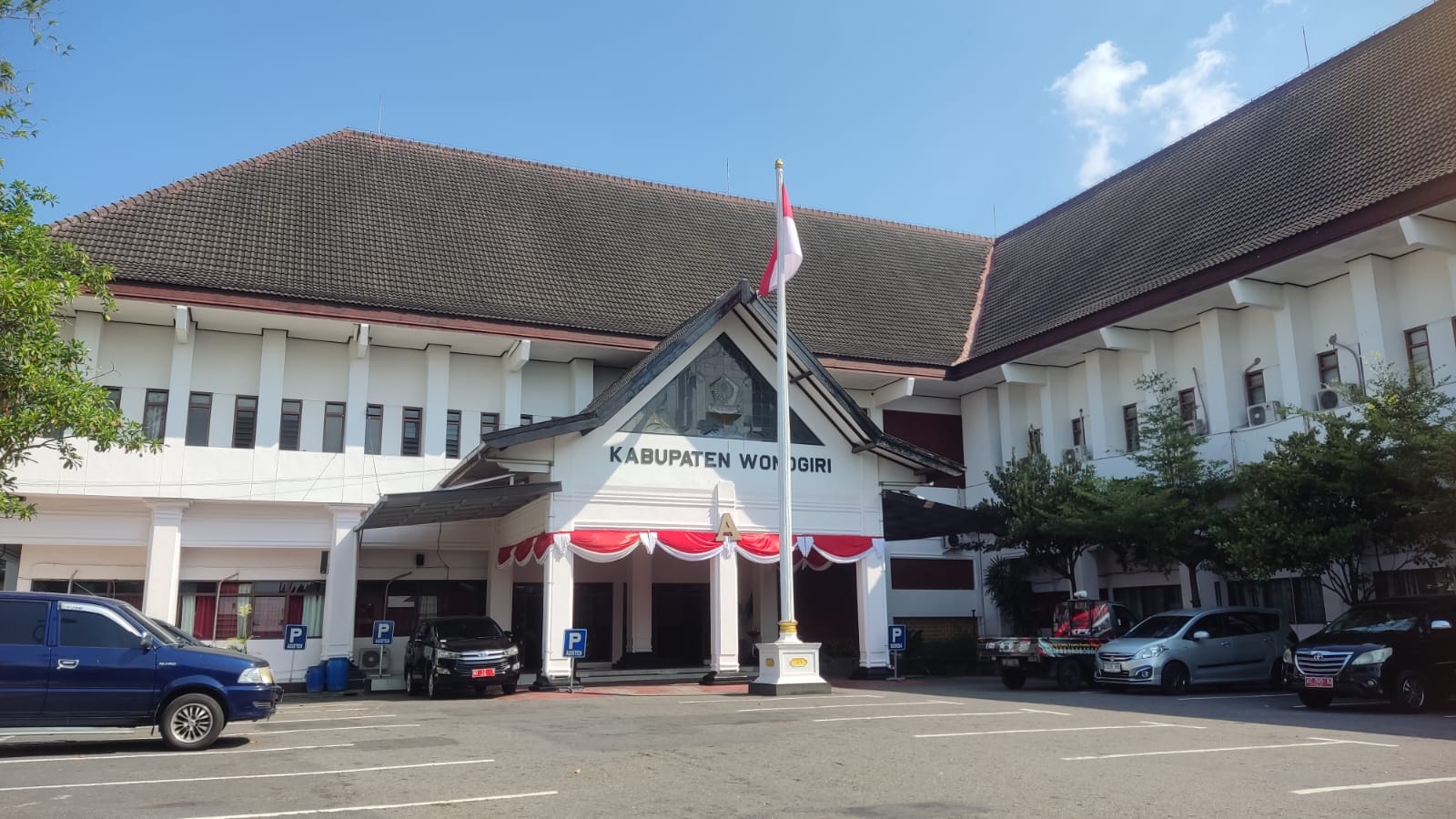 Kantor Sekretariat Daerah Wonogiri. Tak lama lagi Sekda Haryono memasuki masa pensiun.