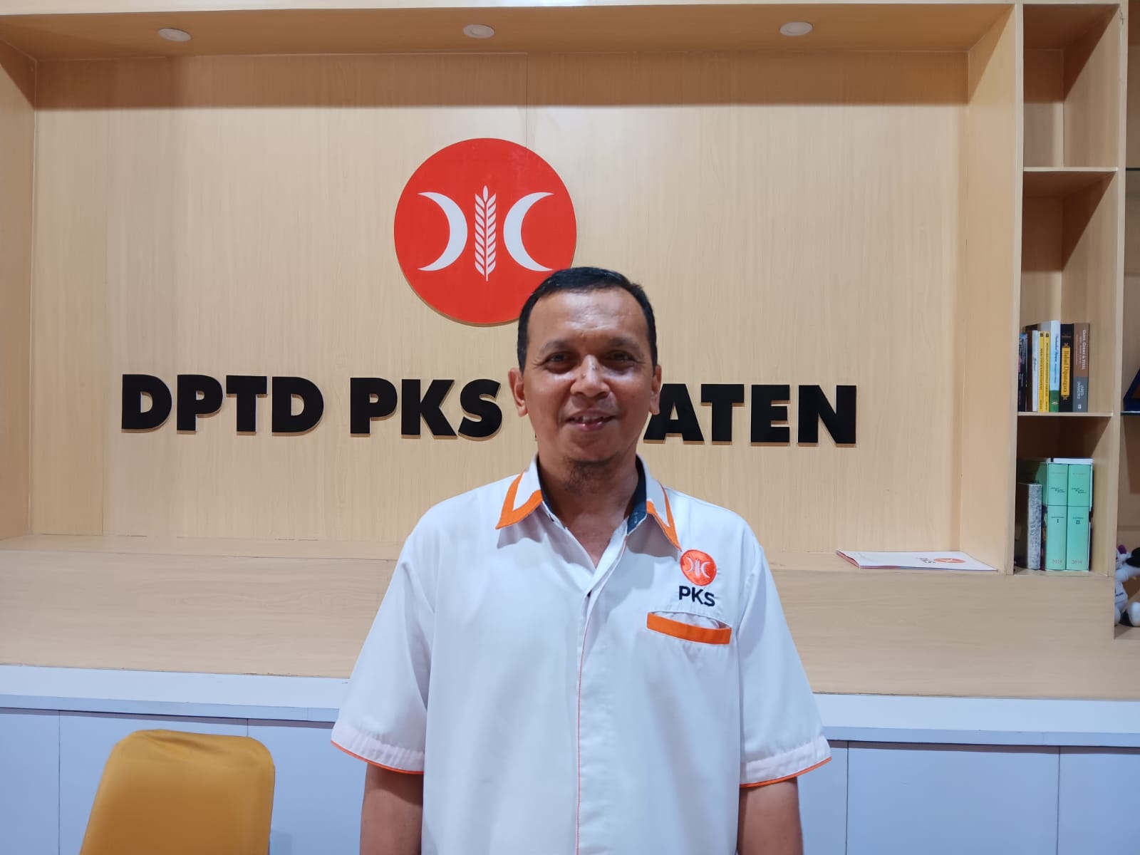 Ketua DPD PKS Klaten Sri Martono. (Angga Purenda/Radar Solo)