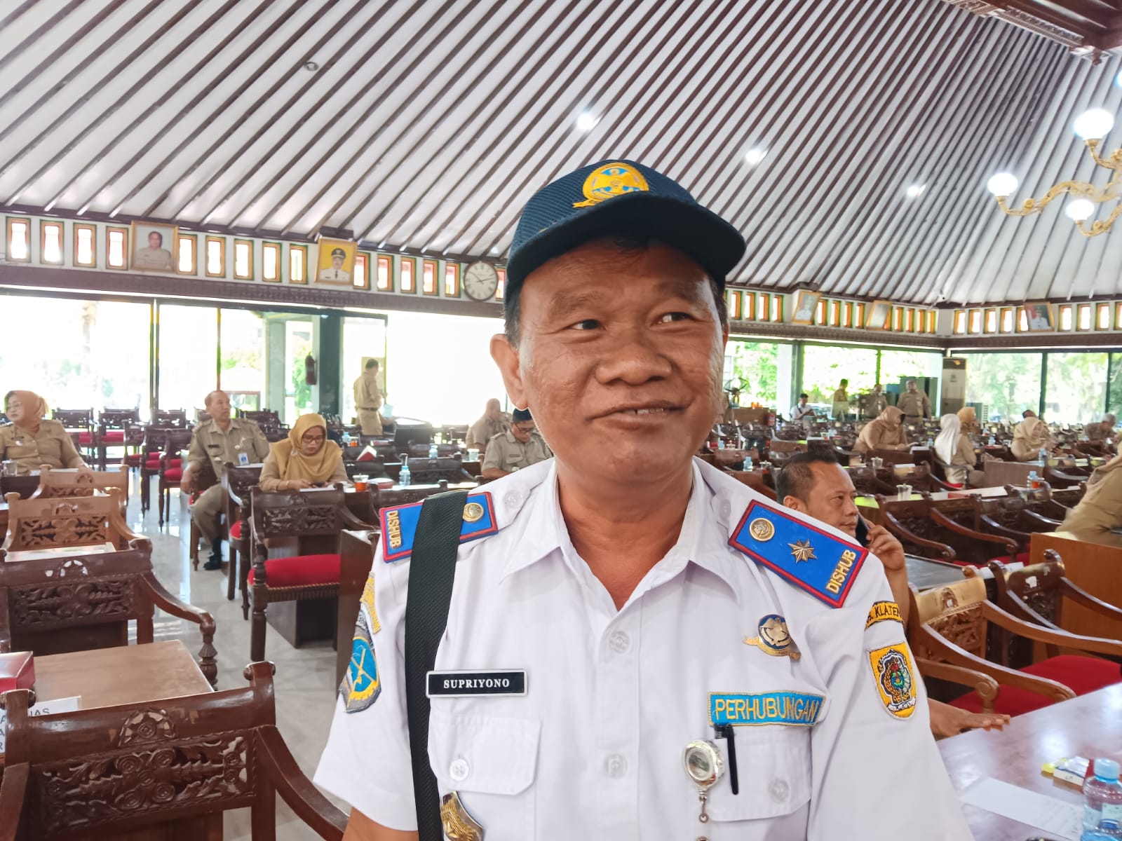 Kepala Dinas Perhubungan (Dishub) Kabupaten Klaten Supriyono. (Angga Purenda/Radar Solo)