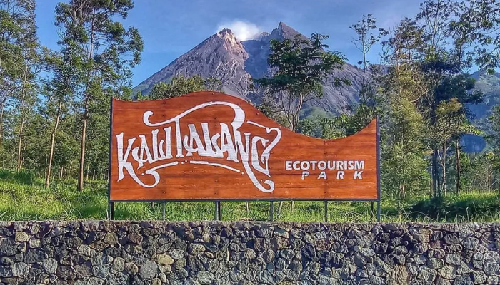 Objek wisata Kalitalang di Desa Balerante, Kecamatan Kemalang, Klaten.