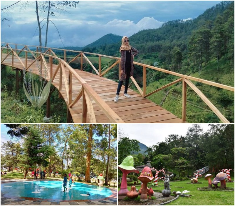Kolase foto Tawangmangu Wonder Park