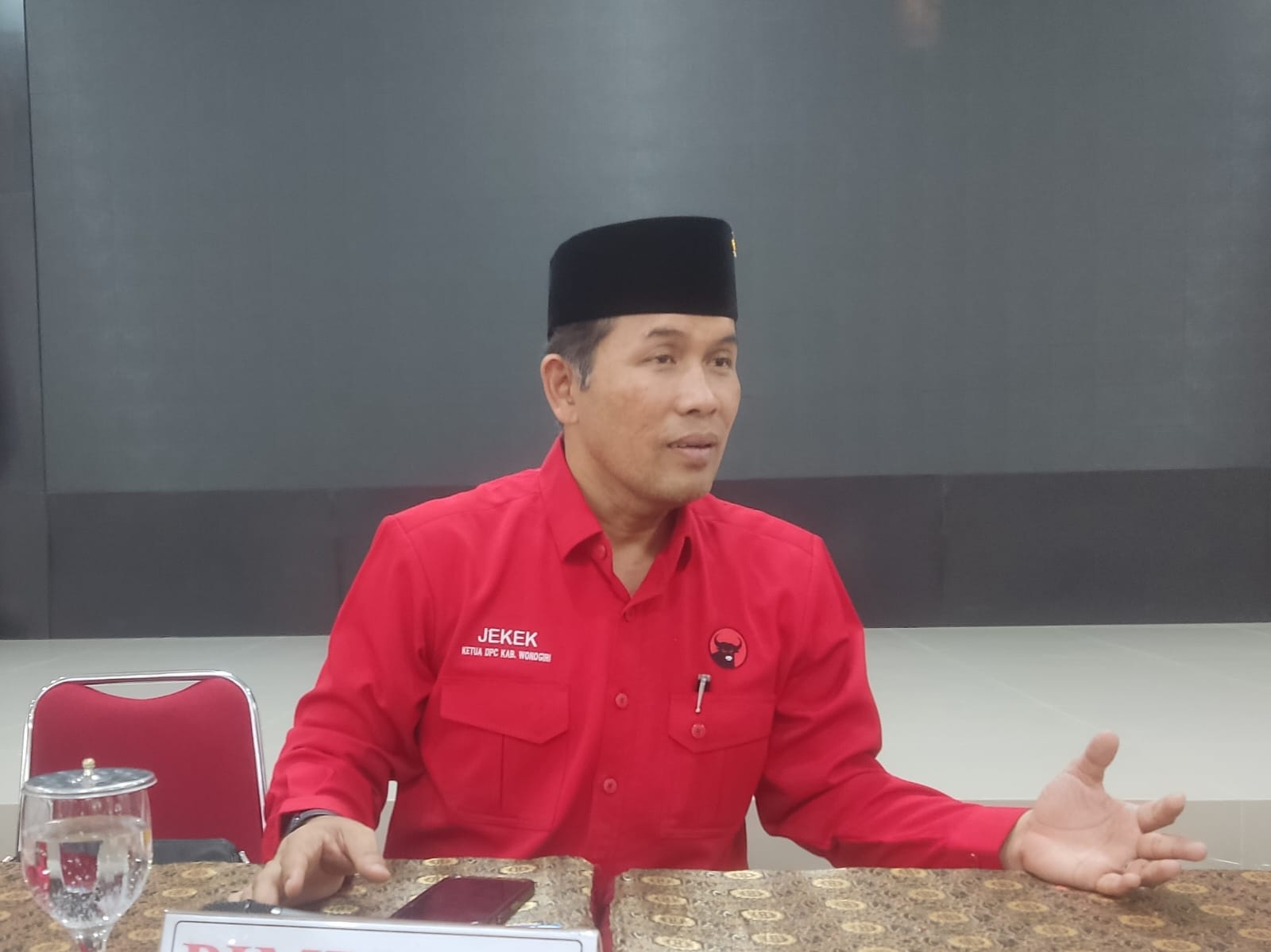 Ketua DPC PDI Perjuangan Wonogiri Joko Sutopo