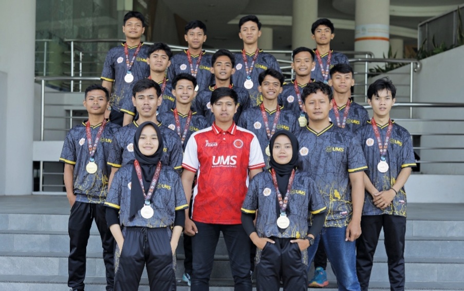 Atlet pencak silat UMS yang terjun di ajang Jakarta Nasional Championship 2 2024