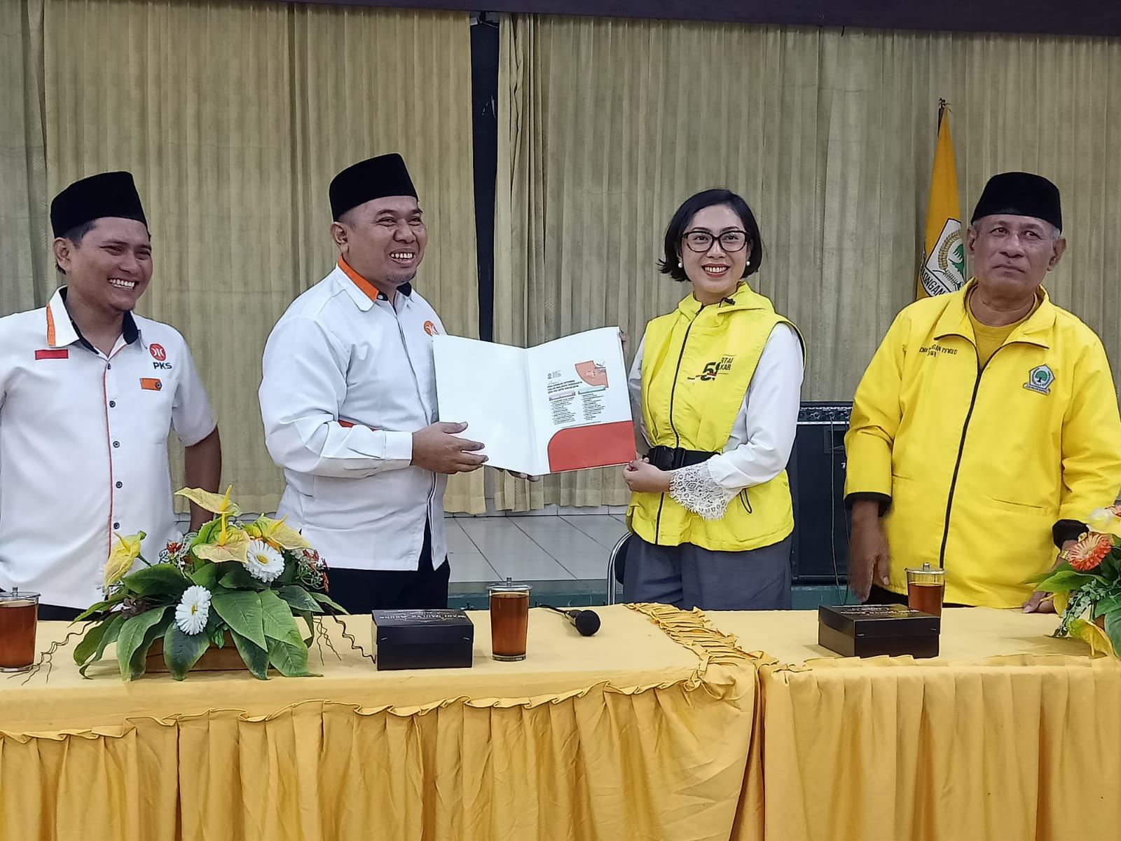 DPD Golkar Solo resmi menunjuk Sekar Krisnauli Tandjung untuk maju dalam Pilkada Solo, Rabu (29/5).