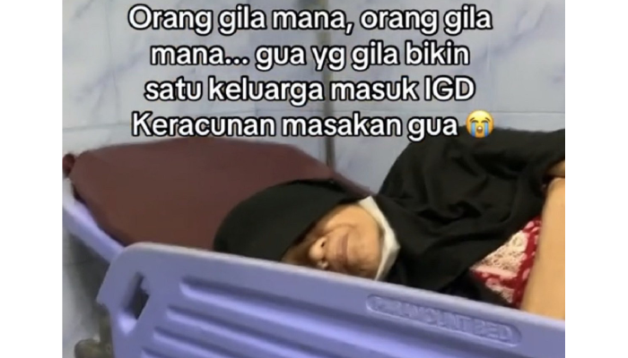 Potongan video curhat masak ikan tuna santan kolab susu evaporasi berujung keluarga keracunan.